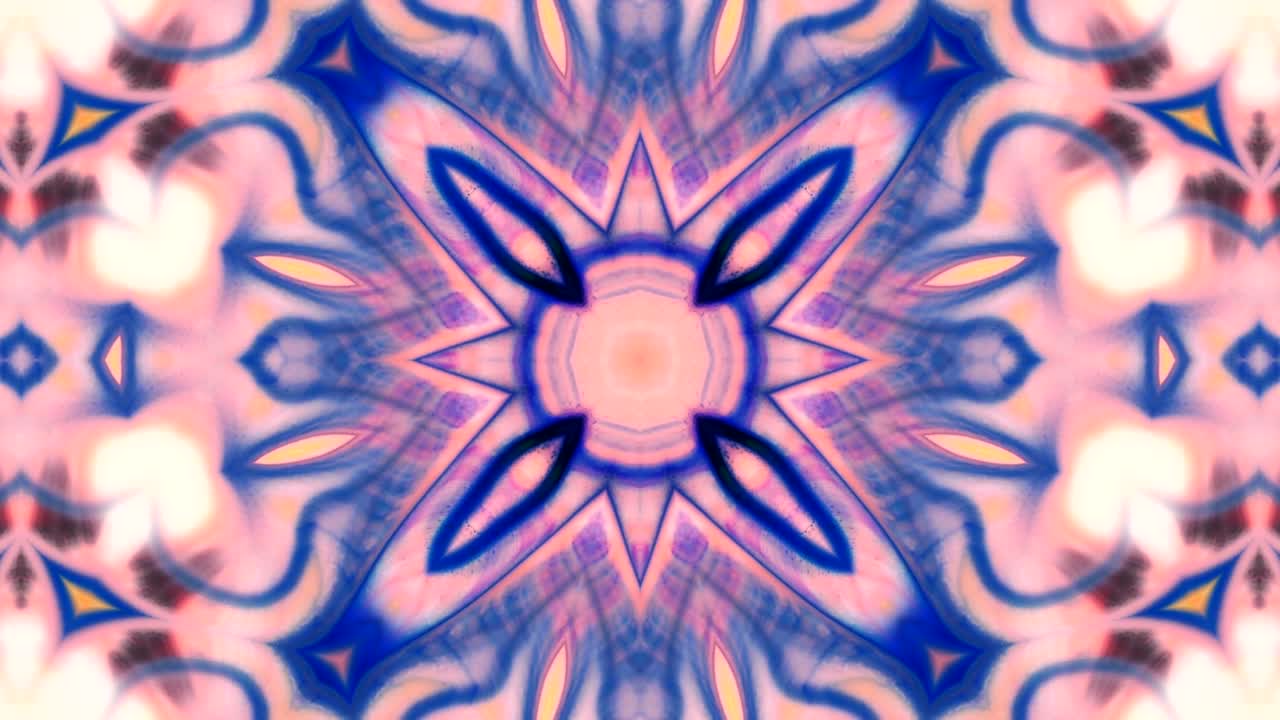 movimiento de fondo de kaleidoscopio abstractamente colorido