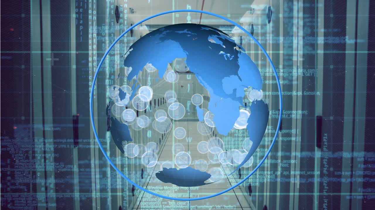 지구와 디지털 응용 프로그램 아이콘