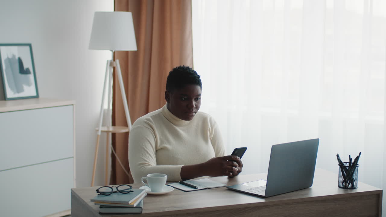 Woman Working from Home