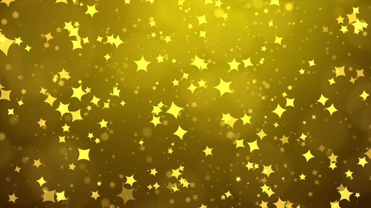 黄金の星の背景