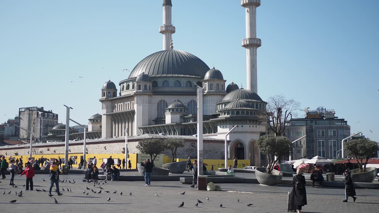 mezquita en la ciudad de estambul, turquía