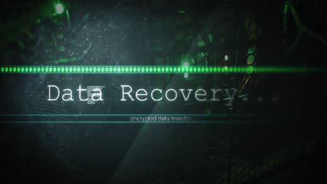 Animation of data processing over server