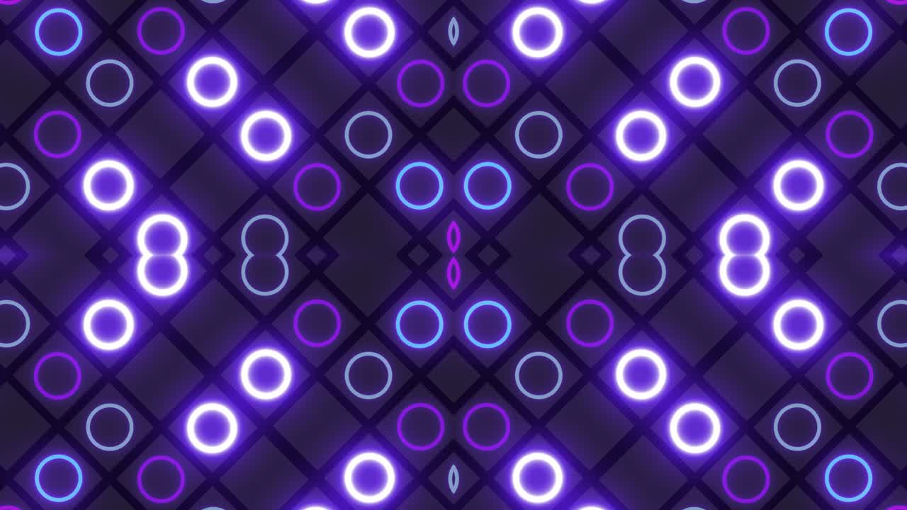 patrón geométrico de neón