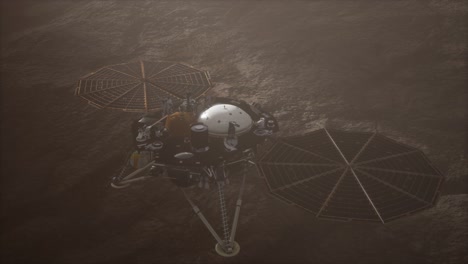 insight marte explorando la superficie del planeta rojo