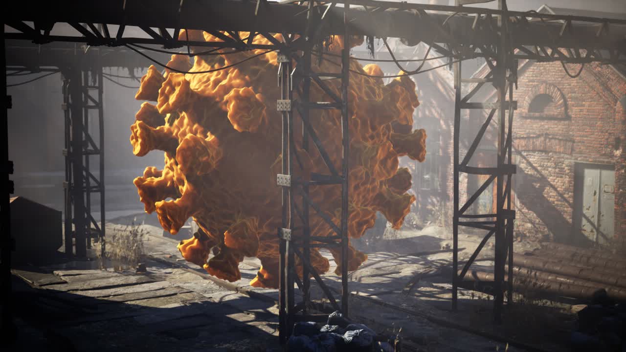 비어있는 도시 거리에서 코로나바이러스 코로나19 격리