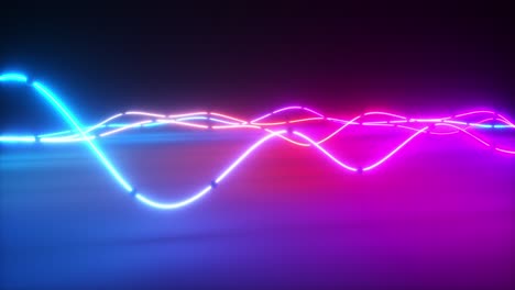 neon light waves