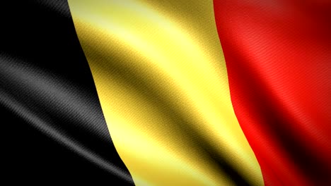 belgium flag. seamless looping animation. 4k high definition video