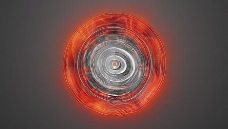 abstract circle with light rays coloured