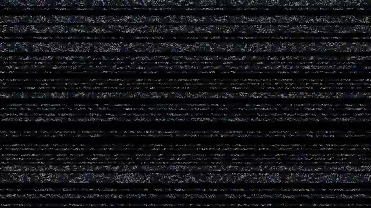 Analog Television Static Noise and Signal Interference