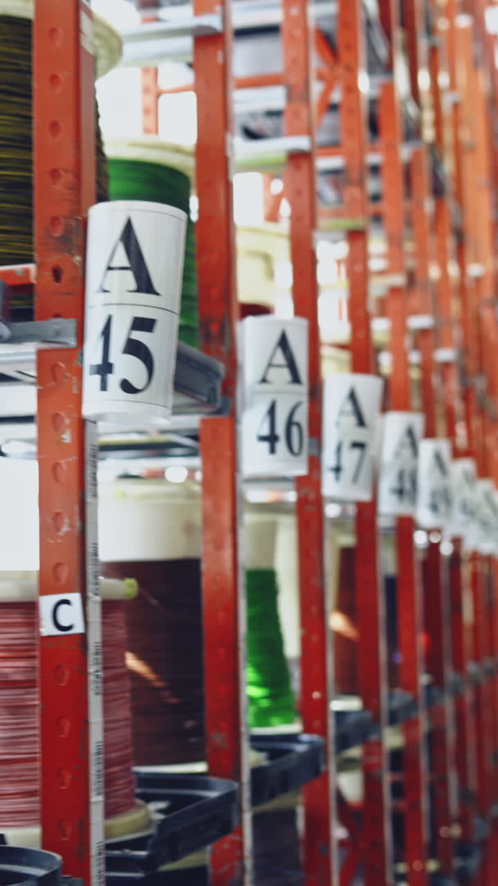 Organized Industrial Cable Storage Facility