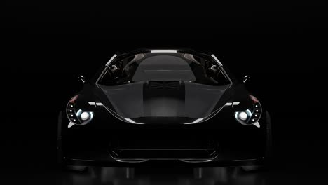 black car.