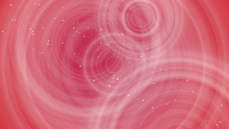 arte abstracto vibrante con un rico fondo rojo y remolinos intrincados