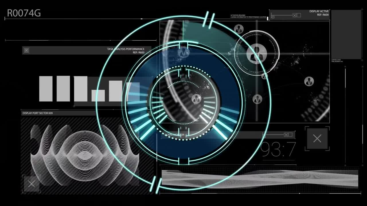 범위 스캐닝을 통한 데이터 처리 애니메이션