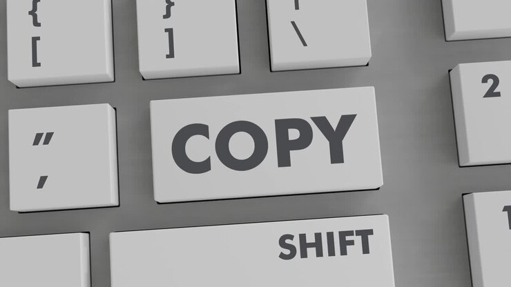 COPY  BUTTON PRESSING ON KEYBOARD