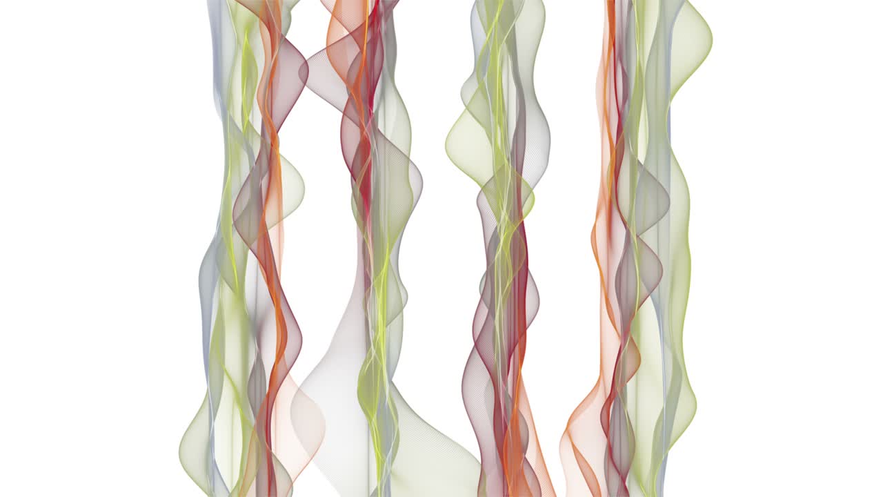 animación fantástica con objeto de onda de partículas en cámara lenta, 4096x2304 bucle 4k