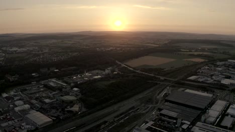 Toma-De-Drones-De-áreas-Industriales-En-Gotinga