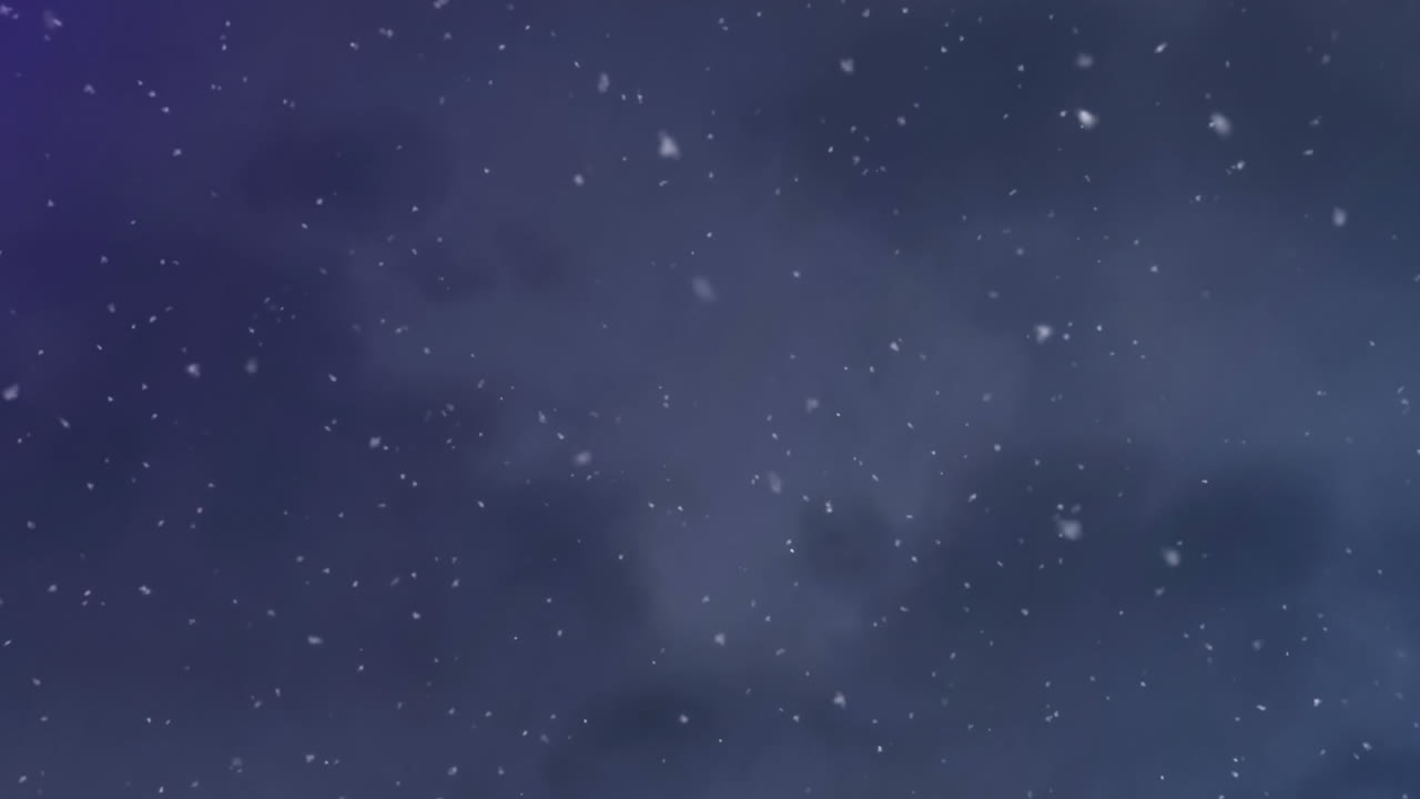 animação digital de partículas brancas caindo contra um fundo cinzento texturizado