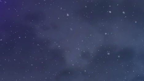 animación digital de partículas blancas que caen sobre un fondo gris con textura
