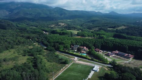 zona de recreación en las montañas