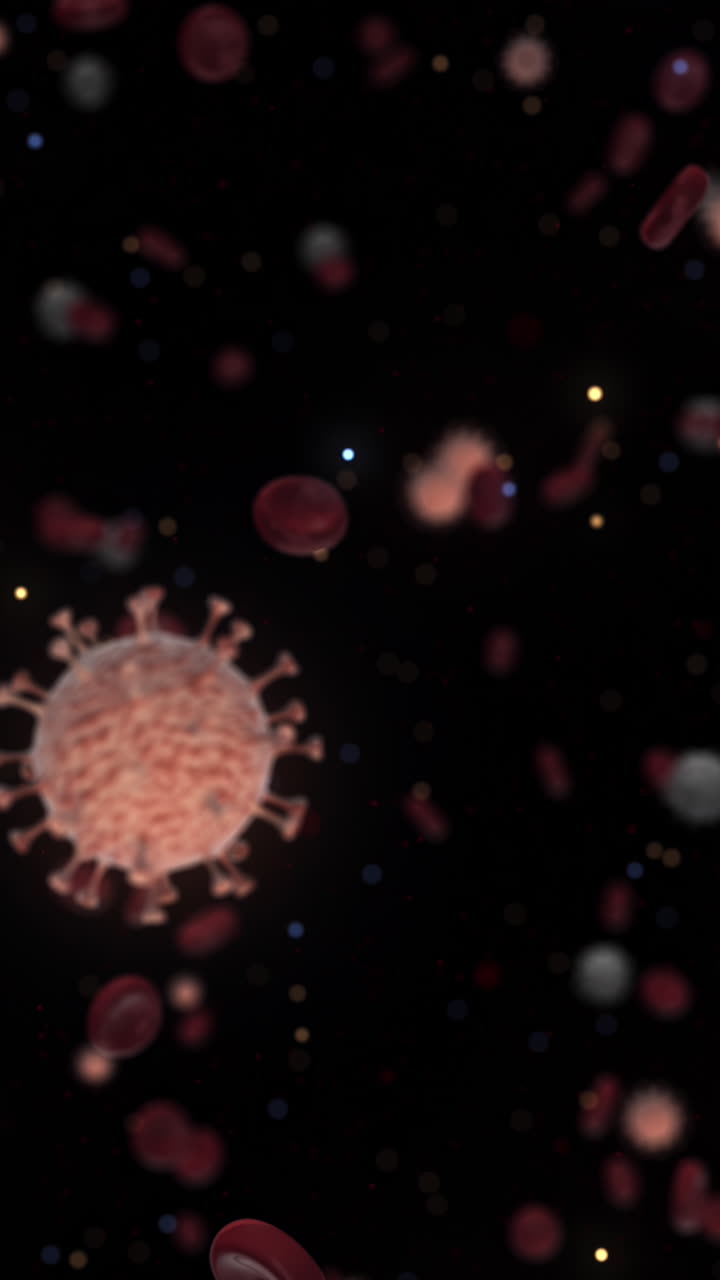 Blood Cells and Virus