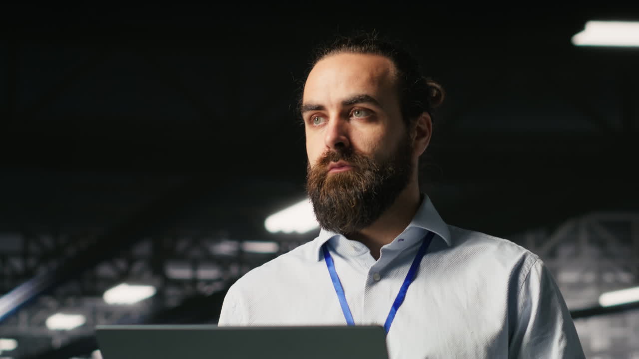 Data center admins monitoring artificial intelligence LLM visualization