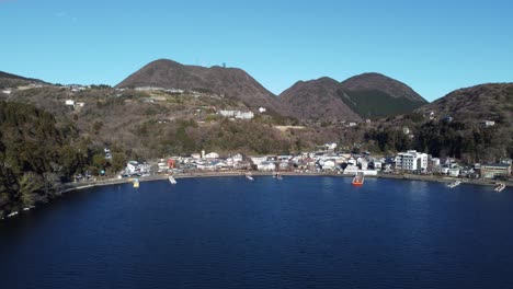 skyline aerial view of hakone