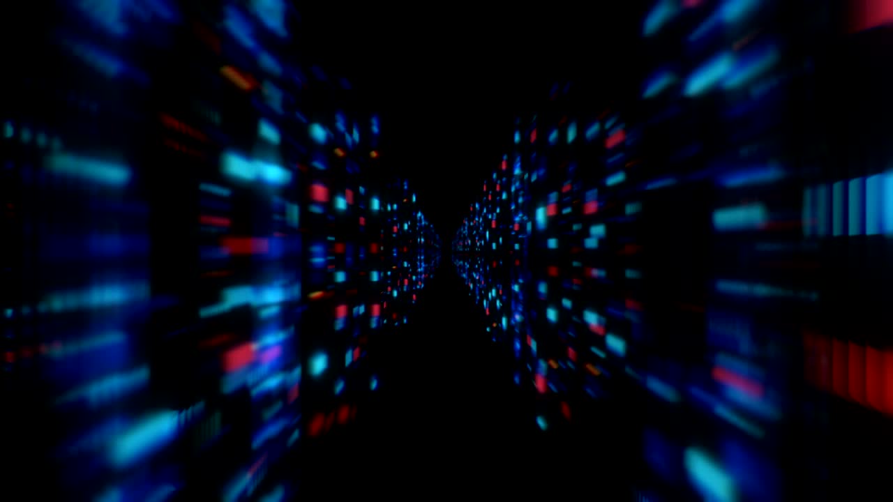 3D Futuristic abstract background