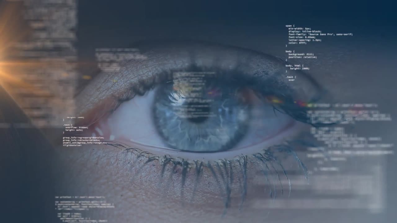 animazione dell'elaborazione dei dati finanziari