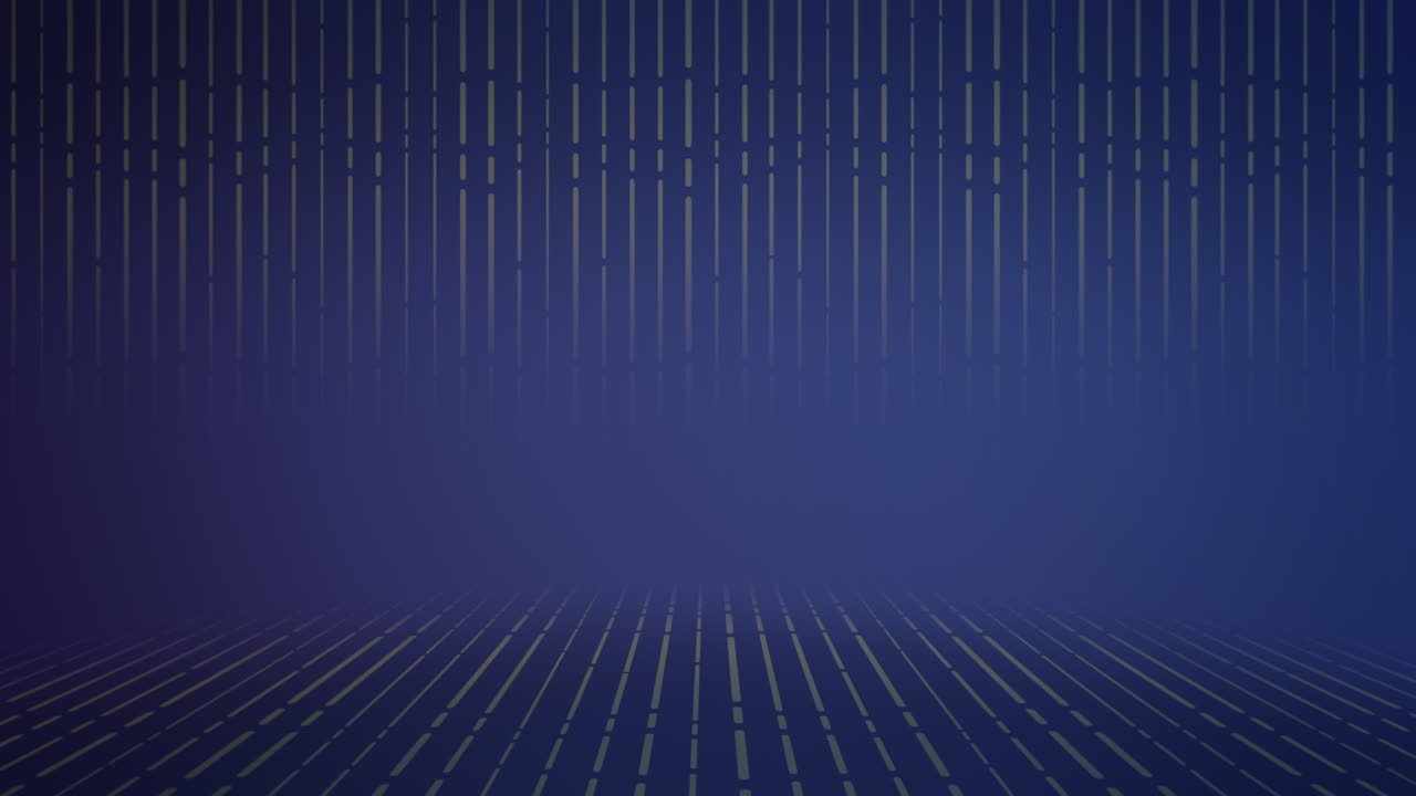 Modern geometric pattern with lines on blue gradient