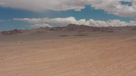 the mojave desert in california, next to the i-15 highway