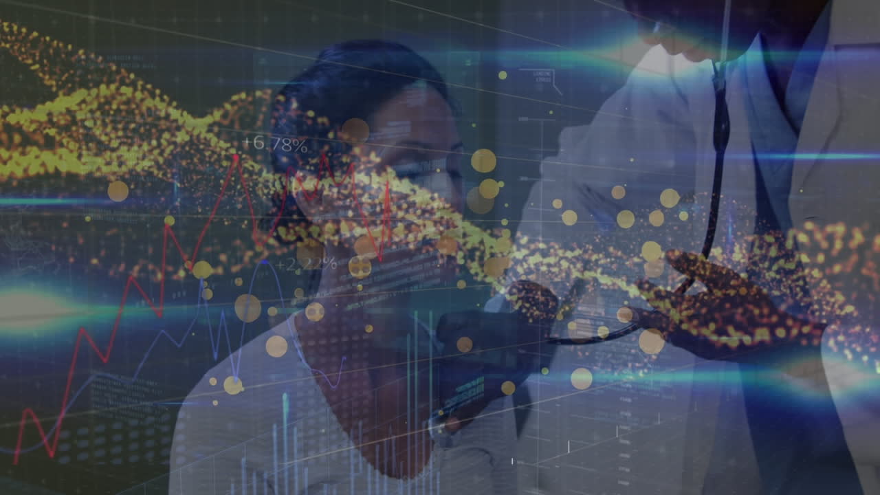 monitor de frequência cardíaca sobre paciente afro-americana sendo examinada no hospital