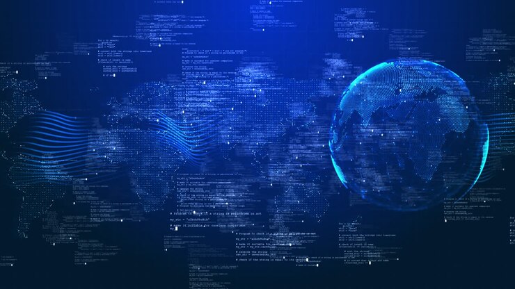 Globe earth digital earth hologram world connections ai network digital icons neural network