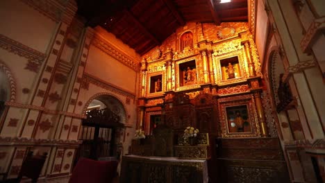 inside view of the jesuit missions of chiquitos church of bolivia