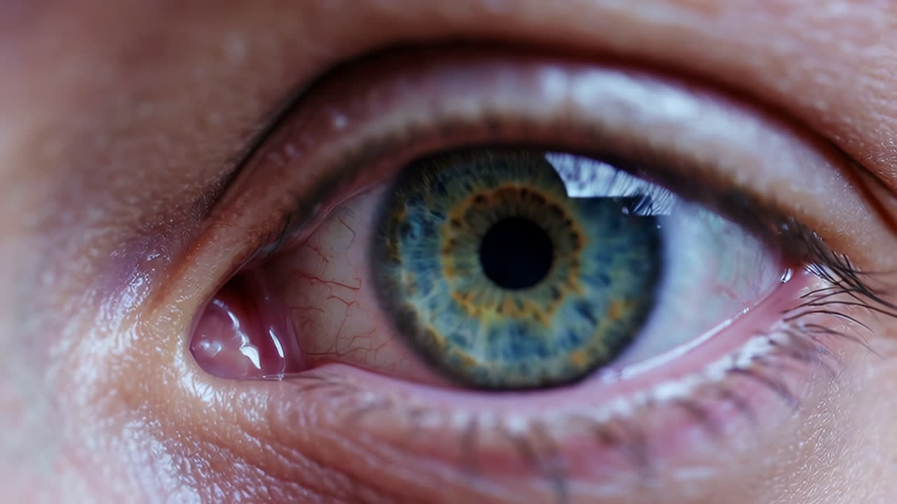 primer plano de un ojo humano