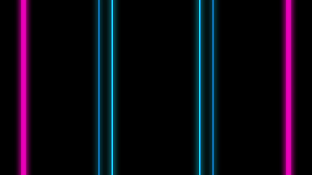 Dynamic Vertical Neon Lines in Pink and Blue on Black