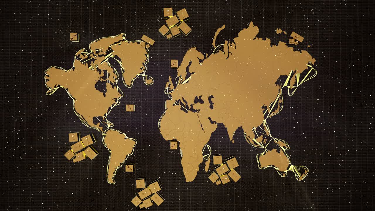 Rete Globale di Consegna Regali, Mappa del Mondo