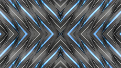 abstract geometric metal panel design