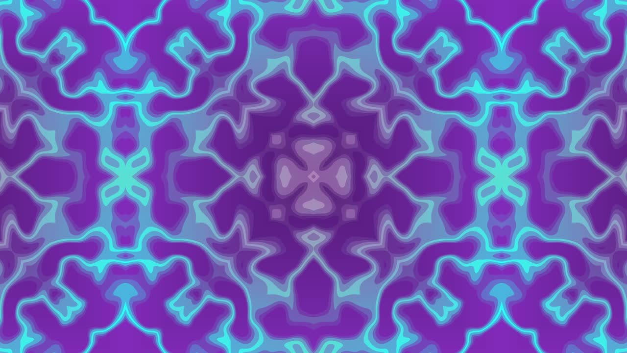 mosaico animado multicolor abstracto con líneas brillantes en un fondo violeta. telón de fondo gráfico de movimiento en bucle sin costuras mínimo