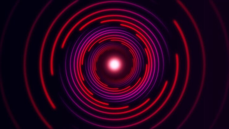 Neon motion background seamless loop
