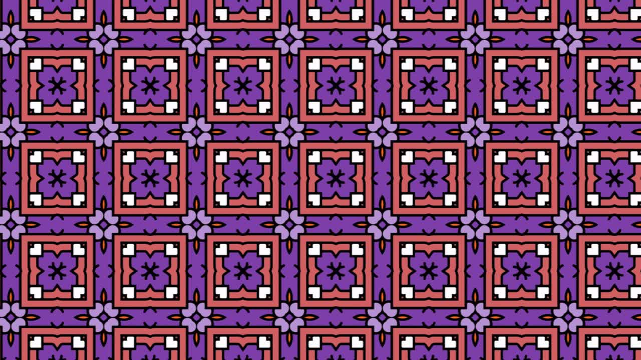 textura de animación de fondo abstracto en estilo ornamental geométrico