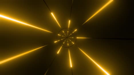 abstract glowing tunnel