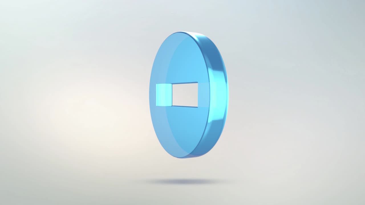 알파 채널을 가진 금지 아이콘의 애니메이션. 고립된 도로 표지판