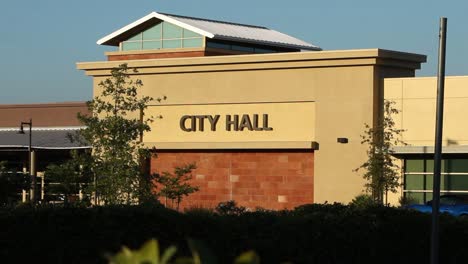 City-Hall-Anytown-USA-Wide-Establishing-Shot-Afternoon-Tracking-Left