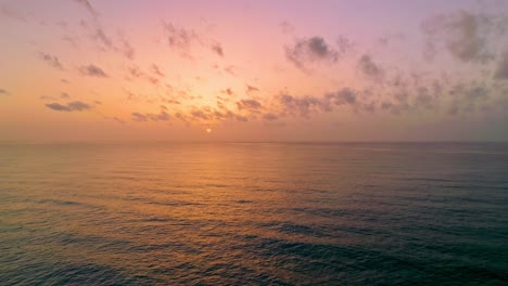 Mediterranean-Sea-loop-with-the-clouds-and-sun-shining-in-the-background