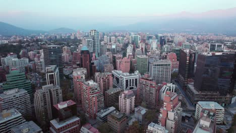 Establishing-shot-showing-the-extremely-wealthy-Barrio-El-Golf-neighborhood-in-Chile