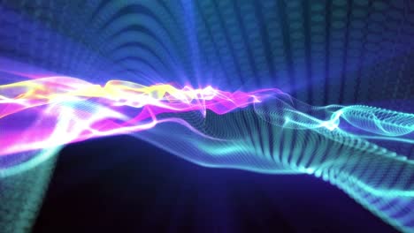 colore di sfondo astratto ondata 4k