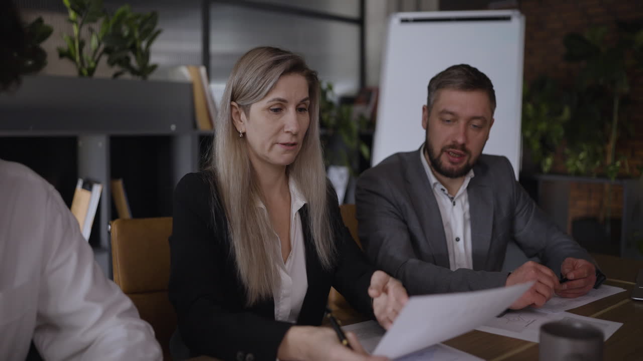 riunione d'affari in corso