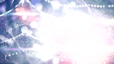 animación de fondo de partículas abstractas de 4k