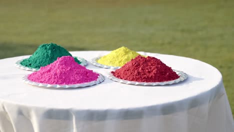 Colorful-festival-preparations-with-colored-plates