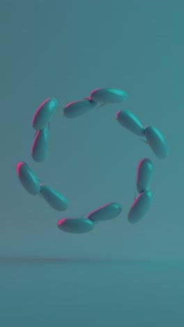 forma renderizada en 3d abstracta